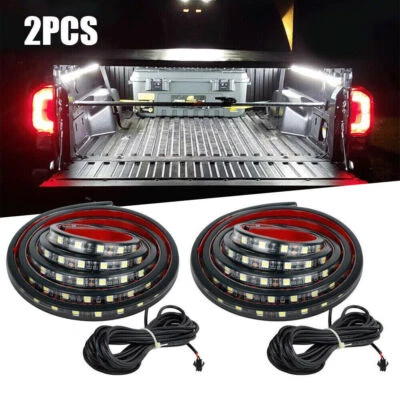 2X 60" Beleuchtung Licht LED Stripe Band für Pickup Truck LKW 12V 3000LM Weiß~ - Bild 1 von 4