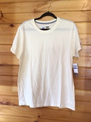 Camiseta Feminina Atlética Russell Amarela Claro Tamanho XL Leve Nova Com Etiqueta $20.00 - Imagem 1 de 4