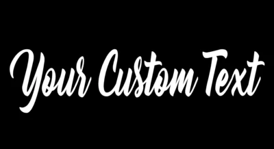 YOUR TEXT Vinyl Decal Sticker Car Window Bumper CUSTOM Personalized Lettering - Image 1 of 4