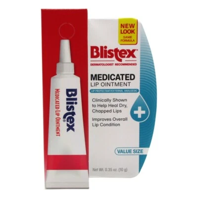Ungüento medicado para labios Blistex, 0,35 oz (paquete de 1) Foto 1 de 2