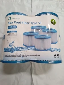 RHODESY Spa Pool Filter Type VI (BLUE & WHITE) 4 Pack - Picture 1 of 3