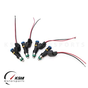 Set 4 550cc fuel injectors for MINI COOPER S R52 R53 2003-2007 FIT BOSCH EV14 - Picture 1 of 12