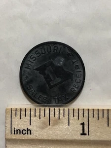 Missouri Sales Tax Receipt Coin/token - Picture 1 of 2