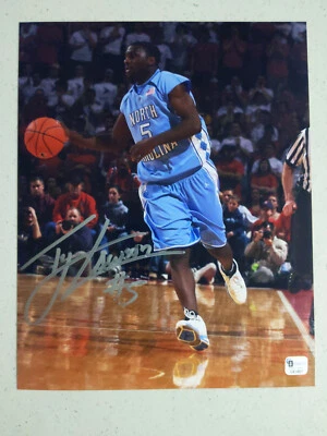Foto autógrafa firmada por Ty LAWSON 8x10 UNC North Carolina Tarheels baloncesto Cs Foto 1 de 2