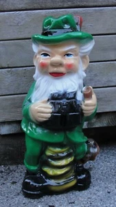 Cacciatore nano da giardino figura piccolo binocolo nano cane scultura giardino figura pubblicitaria B - Foto 1 di 4