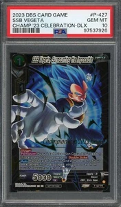 Dragon Ball Super Juego de Cartas Campeón SSB Vegeta Superando Imposible PSA 10 - Imagen 1 de 2