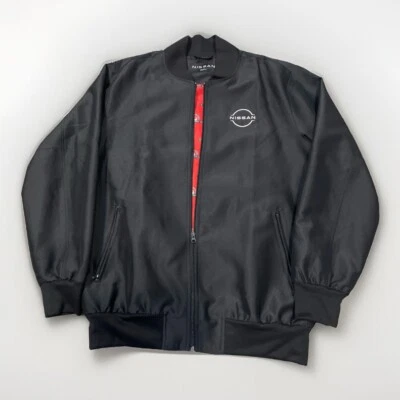 Chaqueta Nissan SMYRNA Para Hombres Forrada Bordada Negra Carcasa Suave Grande Empleada de Fábrica Foto 1 de 3