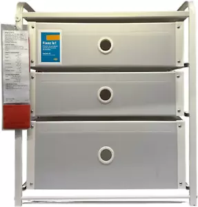 Brand New IKEA LOTE 3-Drawer Chest in White 55x62 cm (21 ⅝x24 ⅜ ") 502.937.22 - Picture 1 of 3