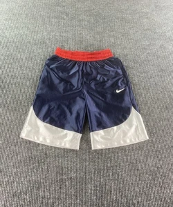 Nike Shorts Men Small Blue White Red Basketball Dazzle Athletic Shiny Flag Logo - Picture 1 of 13
