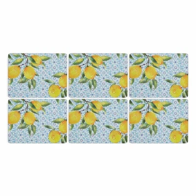 Pimpernel Amalfi Lemons Placemats Set of 6 - Image 1 of 4