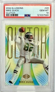 PSA 10 2024 Panini Illusions - Clutch Mike Quick #20 Color Match - Foto 1 di 2