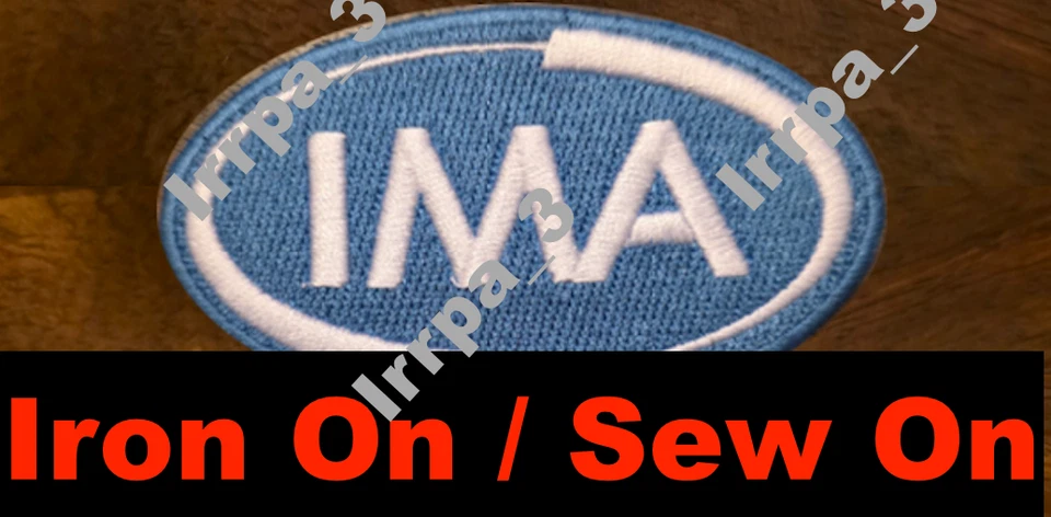 Colorado Avalanche IMA Patch IMA Financial Group Ad Patch IMA Ad patch BLUE - Image 1 of 1
