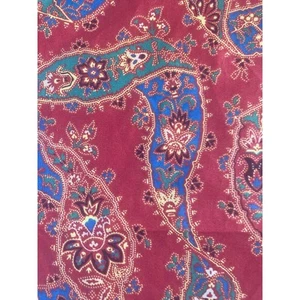 Schumacher "Ruban de Cachemire"fabric vintage swatch 20” x 54” wide light weight - Picture 1 of 5