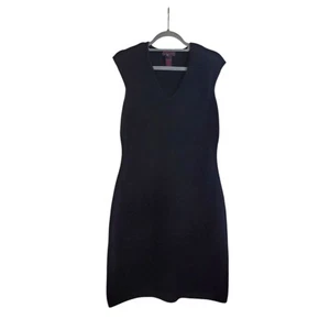 RALPH Ralph Lauren Black Angora Wool Blend Soft Knee Length Classic Dress, Large - Picture 1 of 10