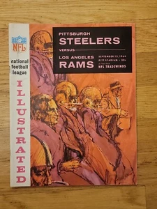 September 13 1964 NFL Program Los Angeles Rams, Pittsburgh Steelers  - Picture 1 of 8