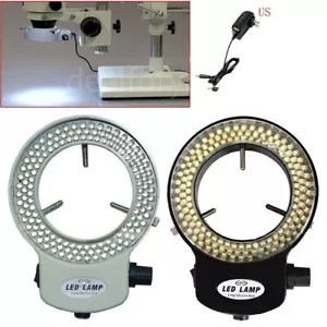 144 LED Adjustable Bulb Ring Light Lamp with US Plug for Stereo Microscope - Picture 1 of 14