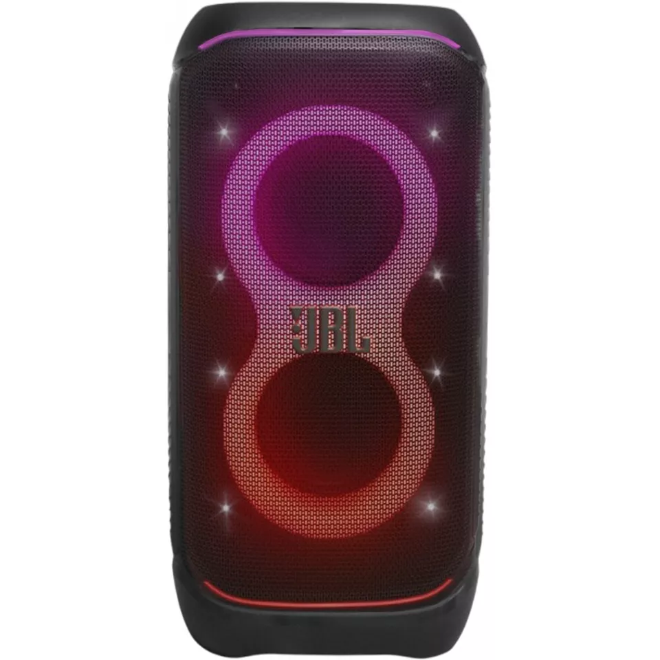 Jbl 240-watt-tragbares soundsystem mit drahtlosen mikrofonen