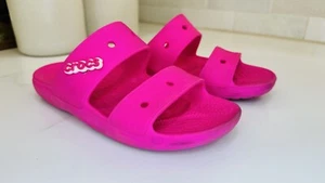 Crocs Classic Slide Sandals Pink 2019 Men’s Size 7 - Picture 1 of 5