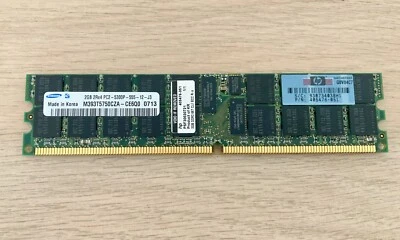 Samsung M393T5750CZA-CE6Q0 2GB 2Rx4 PC2-5300P-555-12-J3 Memory For Servers - Image 1 of 2