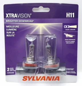 Sylvania H11 XtraVision: Halogen Headlight Bulb 2 Pack - Picture 1 of 2