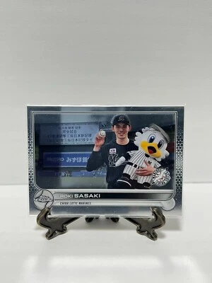 topps chrome NPB 2022 Roki Sasaki parfect game pitcher from Japan / WBC - Image 1 of 2