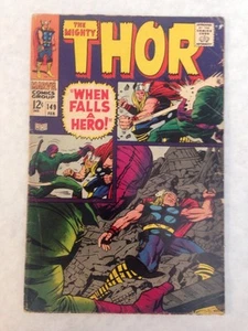 Thor #149 Origin Inhumans Blackbolt 2nd Wrecker Marvel Movie Comic Key VG+ - Picture 1 of 12