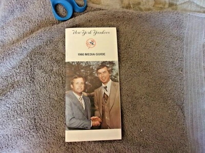 1980 New York Yankees Media Guide Anuario Programa Dick Howser Anuncio Reggie Jackson Foto 1 de 2
