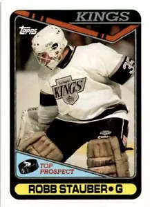 1990-91 Topps #181a Robb Stauber - Picture 1 of 2