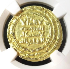 Dinar De Oro Buyid Islámico (Buwayhid) (AH 379-403) Detalles Unc NGC AH 394 - Imagen 1 de 4