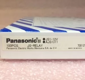 JS1-12V PANASONIC RELAY GEN PURPOSE SPDT 10A 12V 2 PIECES - Picture 1 of 2