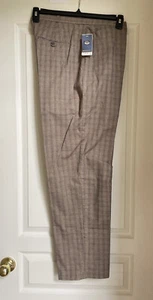 Dockers Women’s Flat Front Stretch Pattern Trouser Plaid Dress Pants 16 NEW NWT - Picture 1 of 11