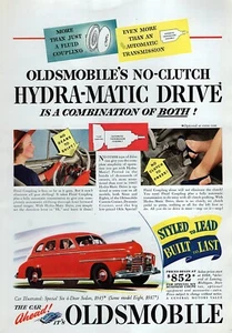 1941 Oldsmobile Sedan Original Color Print Ad - Picture 1 of 1
