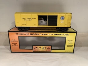 MTH RAILKING NEW YORK TRANSIT MTA GENERATOR BOX CAR 30-74189! O GAUGE TRAIN NYC - Picture 1 of 21