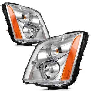 For Cadillac DTS 2006-2011 w/HID Xenon Projector Left+Right Headlights Assembly - Picture 1 of 9
