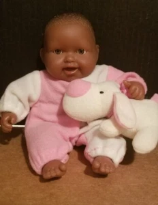BERENGUER 6" African American Baby Girl Doll Lifelike Vinyl~plush La Newborn DL8 - Picture 1 of 8