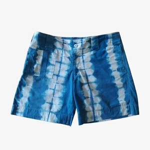 Vintage Y2K Polo Ralph Lauren blau Batik Allover Print Shorts, Surfer Retro - Bild 1 von 4