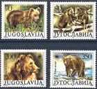 Timbres Animaux Mammifères Ours Yougoslavie 2141/2144 ** (67769DT) - cote : 17 €