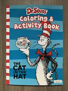 Dr Seuss Coloring & Activity Book The Cat In The Hat NEW