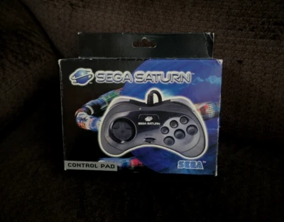 Controlador de control de juego Sonic vintage raro OEM en caja Sega Saturn modelo 2 Foto 1 de 4