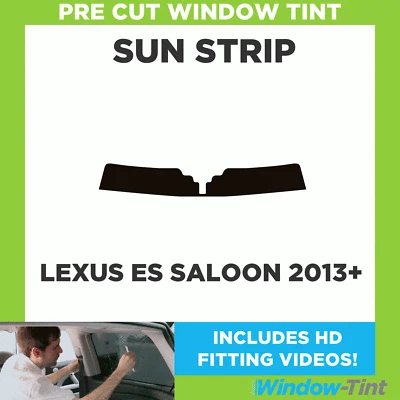 Pre Cut Tinted Sunstrip - For Lexus ES 4-door Berlina 2013 5% Limo Internal - Image 1 of 4