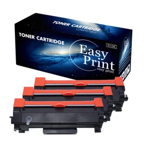 Cartucho de tóner negro 3 piezas TN760 se adapta a Brother HL-L2350DW L2370DW XL MFC-L2710DW - Imagen 1 de 1