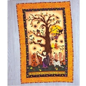 Hand made vintage style Halloween Dracula quilted throw blanket double sided - Picture 1 of 8