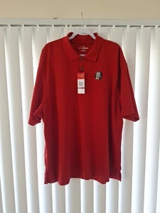 Polo golf uomo 2XL Grand Slam Performance tinta unita rossa nuova con etichetta - Foto 1 di 3