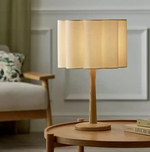 Pleat Natural Easy Fit Lampshade - 30cm - Habitat - Lightshade - lamp - Picture 1 of 8