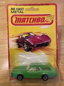 1978 Vintage Lesney MATCHBOX Superfast #74 Mercury Cougar Wagon on Original Card - Picture 1 of 12