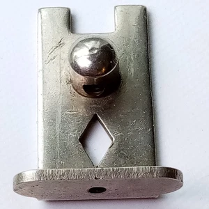 Slingerland 3Point 1950-8 Radio King Throw-Off/Strainer Slide Plate Nickel Three - Picture 1 of 3