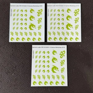 GW 40K - Chaos Space Marines Alpha Legion Transfer Sheet x 3 - Bild 1 von 1