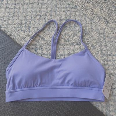 Sujetador Lululemon FLOW Y NULU POLVORIENTO LILA TALLA 6 NUEVO CON ETIQUETAS Foto 1 de 4