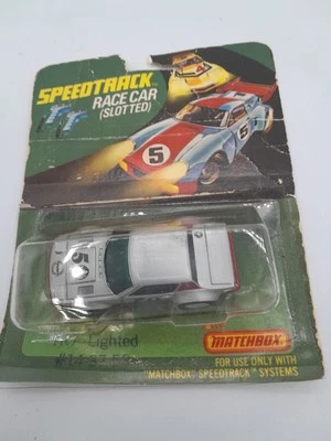 MATCHBOX SPEEDTRACK TR7 LIGHTED Car #143753 READ DESCRIPTION (#1) - Image 1 of 4