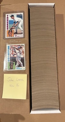 1984 Topps Baseball Complete Set 1-792 Mattingly RC Strawberry Ryan Ripken Jr NM - Image 1 of 2